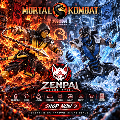 Mortal Kombat: Scorpion & Sub-Zero 1/10 Scale Action Figure | Choose Character