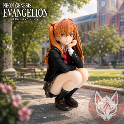 Neon Genesis Evangelion: Asuka Sohryu College Style Ver. Non-Scale Figure