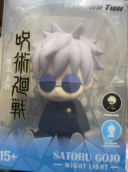Gojo Jujutsu Kaisen Anime Glow Night Lamp Figure PVC 6.4 in [Boxed : Battery Powered]