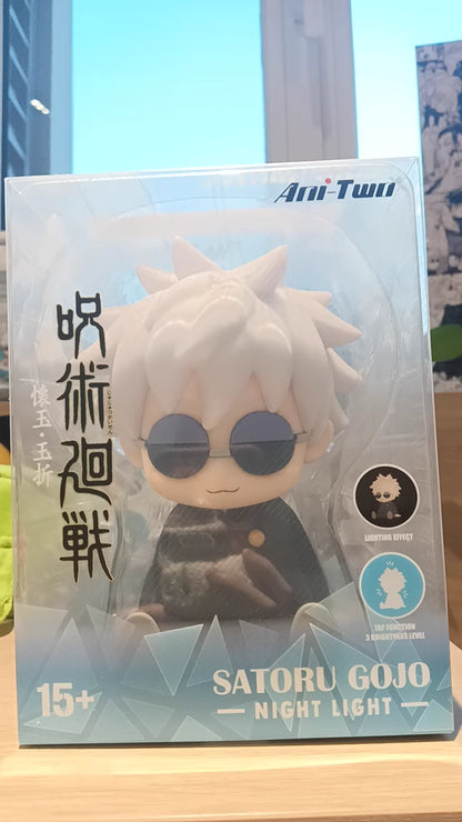 Gojo Jujutsu Kaisen Anime Glow Night Lamp Figure PVC 6.4 in [Boxed : Battery Powered]