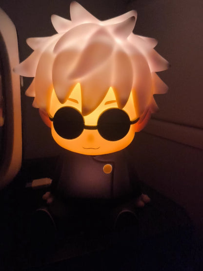 Gojo Jujutsu Kaisen Anime Glow Night Lamp Figure PVC 6.4 in [Boxed : Battery Powered]