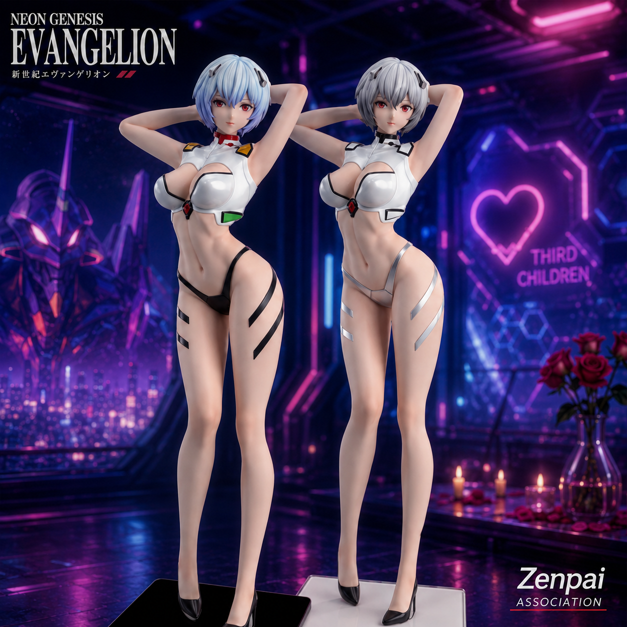 Rebuild of Evangelion: Rei Ayanami Plugsuit Ver. 1/5 Scale Figure