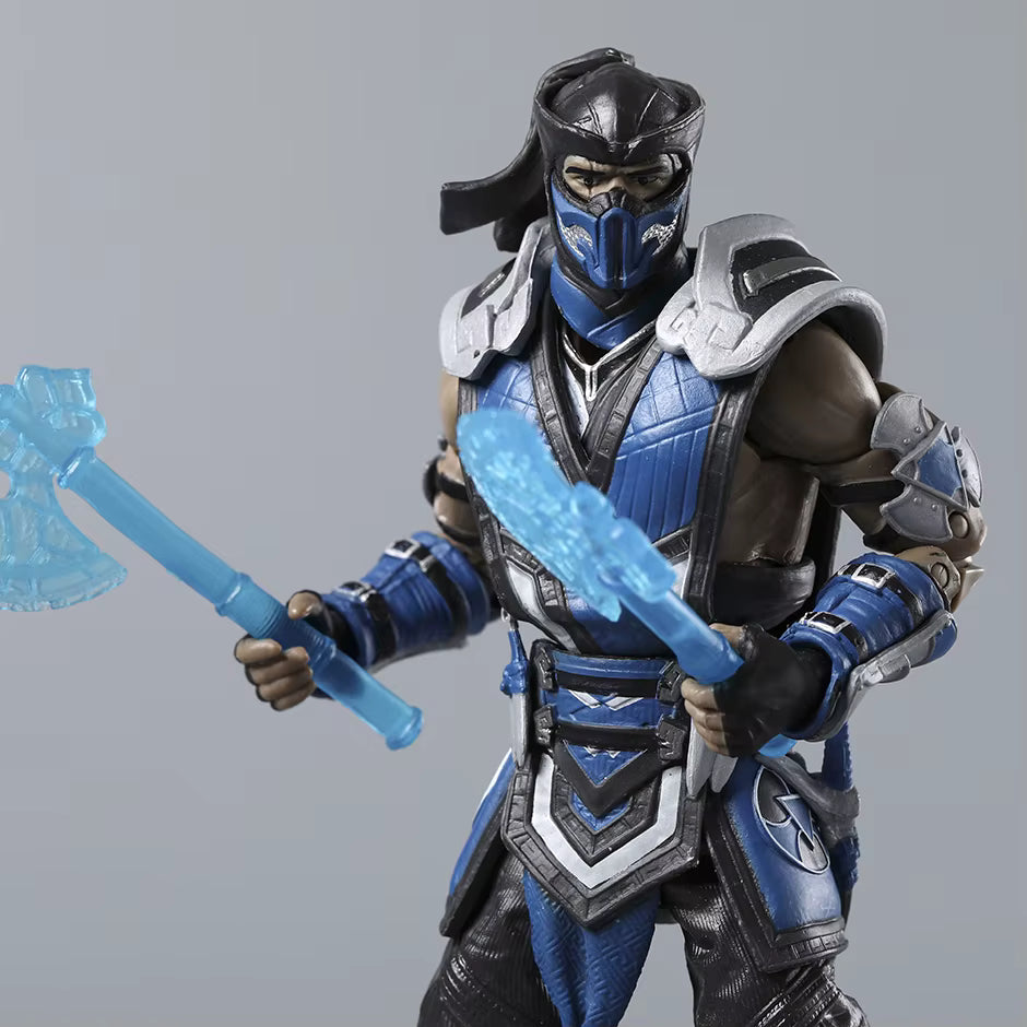 Scorpion and Sub-Zero Mortal Kombat Collectible Action Figure Models PVC 7" [Boxed]
