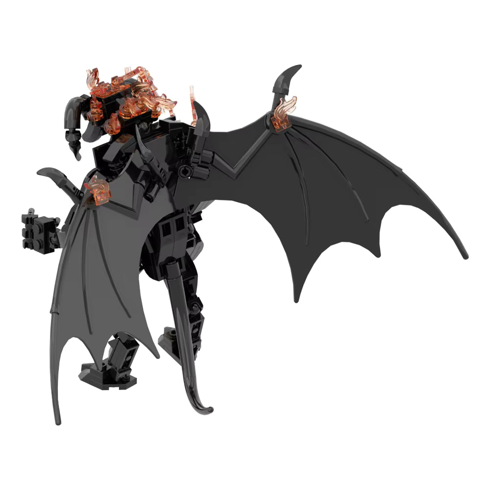 Balrog of Moria The Lord of the Rings Figure  Building Blocks 215 pcs Interlocking Set PVC 6"
