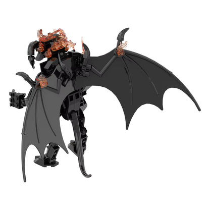 Balrog of Moria The Lord of the Rings Figure  Building Blocks 215 pcs Interlocking Set PVC 6"