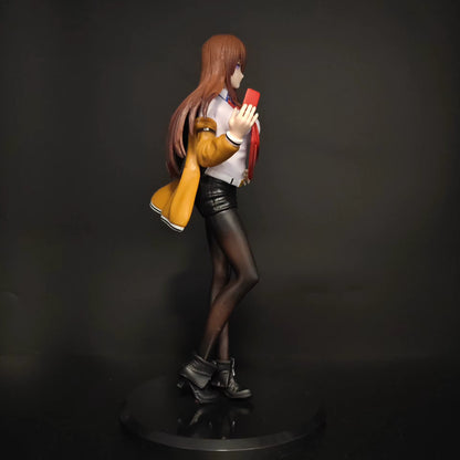 Kurisu Makise School Uniform Steins;Gate Anime Figure Model Statue PVC 8.5" [Boxed]