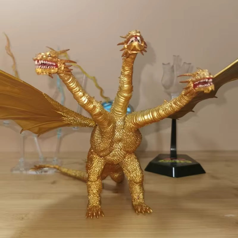 King Ghidorah Godzilla: King of the Monsters Movie Action Figure Model PVC 11.5" [No Box]