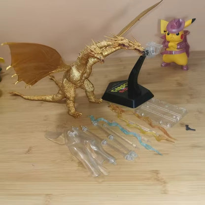 King Ghidorah Godzilla: King of the Monsters Movie Action Figure Model PVC 11.5" [No Box]