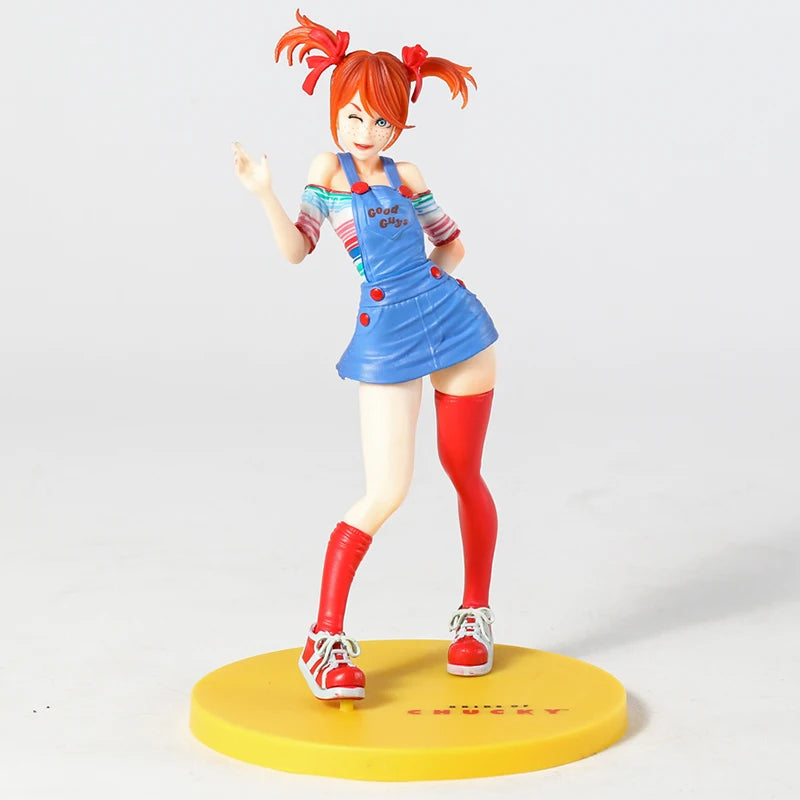 Female Chucky Collectible Scary Parody Horror Figure Model Statue PVC 7" [No Box]