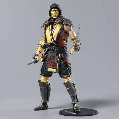 Scorpion and Sub-Zero Mortal Kombat Collectible Action Figure Models PVC 7" [Boxed]
