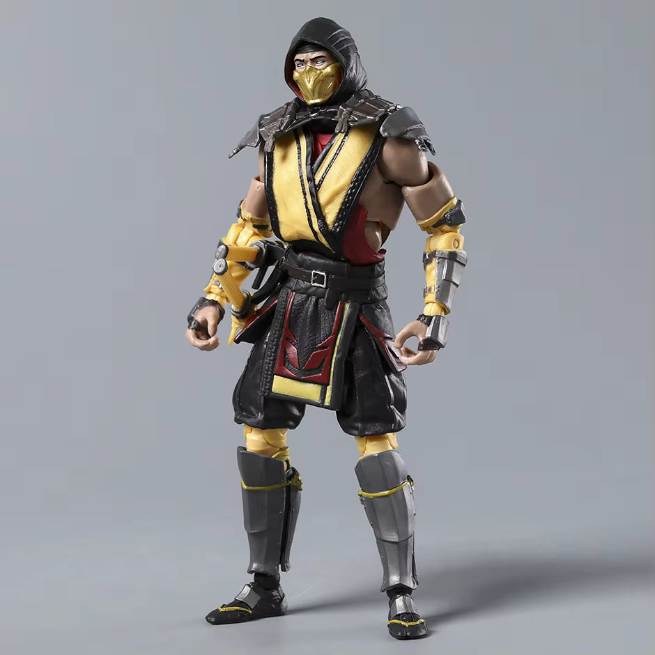 Scorpion and Sub-Zero Mortal Kombat Collectible Action Figure Models PVC 7" [Boxed]