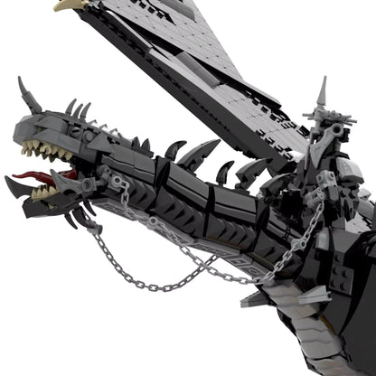 The Witch-King of Angmar The Lord of the Rings Movie Interlocking Building Blocks 2199 pc set PVC 24.5"[Boxed]