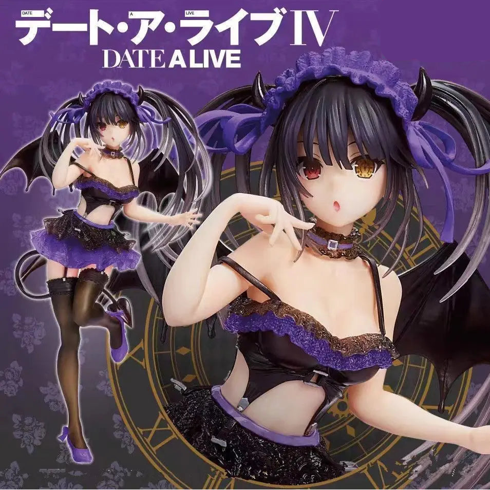 Kurumi Tokisaki Pretty Devil Date A Live Anime Figure Model Statue PVC 7" [Adult Collectible]