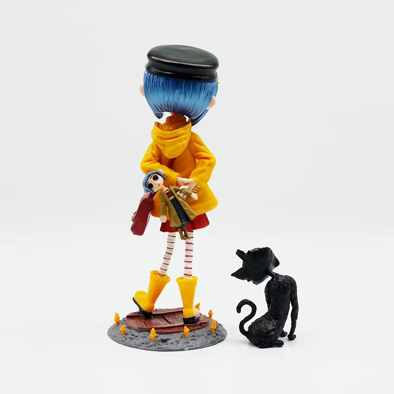 Coraline: Coraline Jones, The Cat & Coraline Doll Non-Scale Figure Set