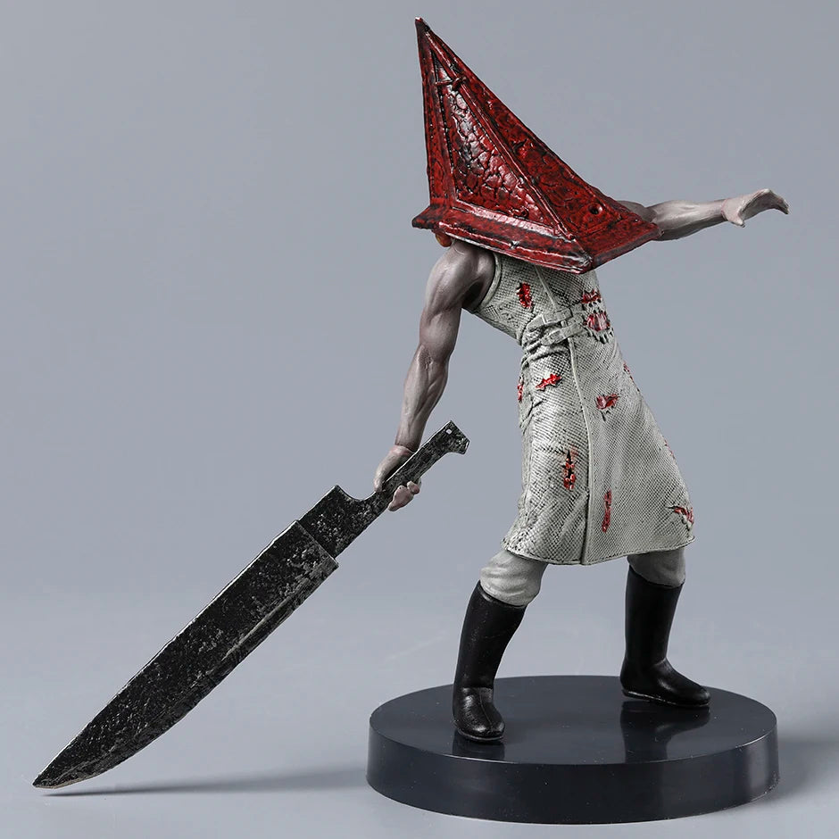 Pyramid Head and Dark Nurse Silent Hill Horror Movie Monster Figure Statue Model PVC [Boxed]