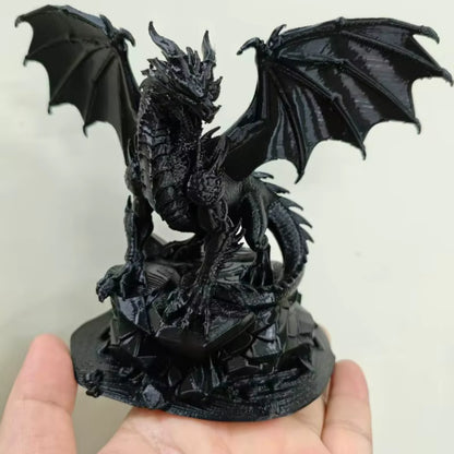 Ancalagon the Black The Lord of the Rings Sculpture Figure Statue Resin PVC 4.7" [No Box]