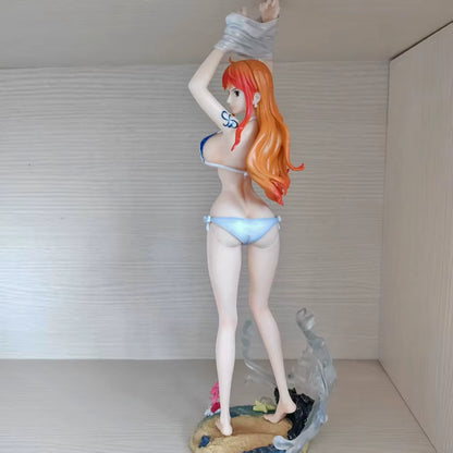 Nami Swimsuit One Piece Anime Figure Model Statue PVC 13" [No Box]