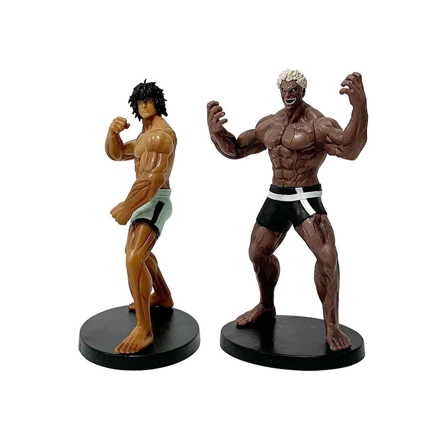 Tokita Ohma and Kure Raian Kengan Ashura Anime Figure Model Statues PVC 7" [Boxed]