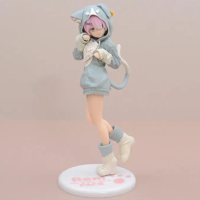 Mofumofu Pack Re:Zero Starting Life in Another World Anime Figure Model Statue PVC 7.8" [Boxed]