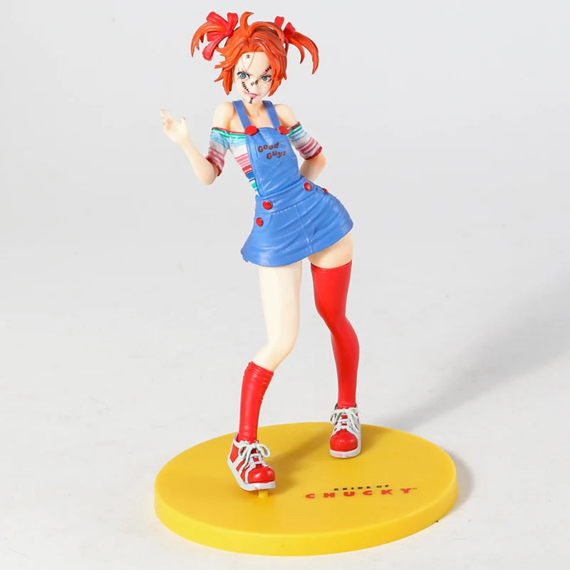 Female Chucky Collectible Scary Parody Horror Figure Model Statue PVC 7" [No Box]
