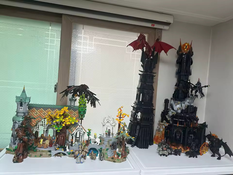 Balrog of Moria The Lord of the Rings Figure  Building Blocks 215 pcs Interlocking Set PVC 6"