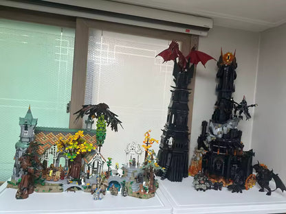 Balrog of Moria The Lord of the Rings Figure  Building Blocks 215 pcs Interlocking Set PVC 6"