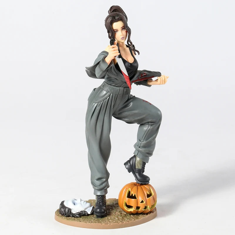 Female Michael Myers Collectible Scary Parody Horror Figure Model Statue PVC 7" [Boxed]