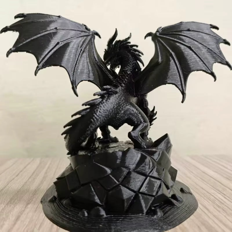 Ancalagon the Black The Lord of the Rings Sculpture Figure Statue Resin PVC 4.7" [No Box]