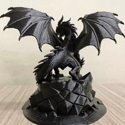 Ancalagon the Black The Lord of the Rings Sculpture Figure Statue Resin PVC 4.7" [No Box]
