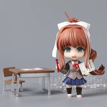 Doki Doki Literature Club!: Monika Adjustable Chibi Ver. Non-Scale Figure