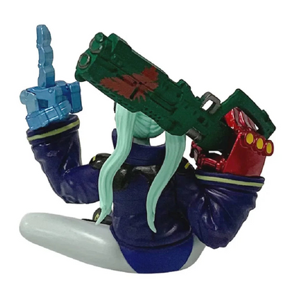 Rebecca Sitting Cyberpunk Edgerunners Anime Figure Model Statue PVC 4" [Boxed]