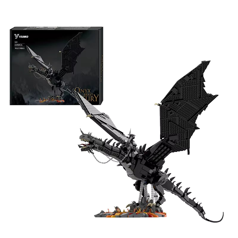 The Witch-King of Angmar The Lord of the Rings Movie Interlocking Building Blocks 2199 pc set PVC 24.5"[Boxed]