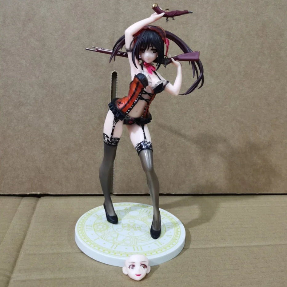 Kurumi Tokisaki Lingerie Date A Live Anime Figure Model Statue PVC 9" [Adult Collectible]