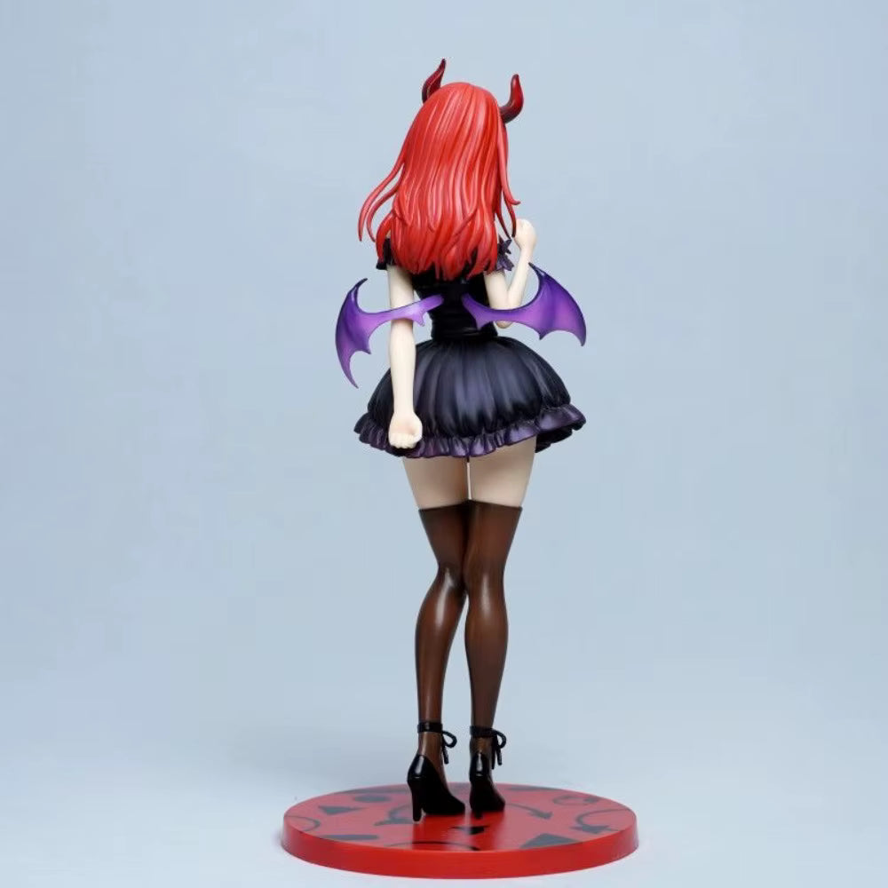 Miku Nakano Little Devil Ver. Quintessential Quintuplets Anime Figure PVC 9” [No Box]