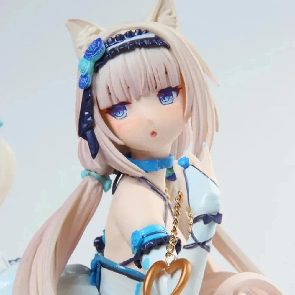 Chocola & Vanilla Lingerie Maid Nekopara Cast Off Anime Figure Model PVC 9.4" [Adult Collectible]