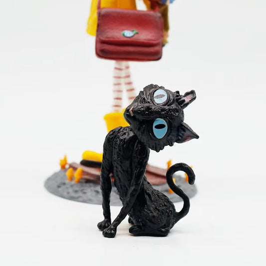 Coraline: Coraline Jones, The Cat & Coraline Doll Non-Scale Figure Set