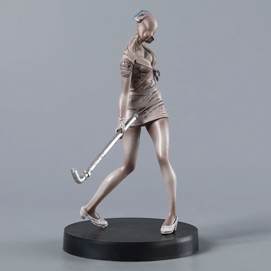 Pyramid Head and Dark Nurse Silent Hill Horror Movie Monster Figure Statue Model PVC [Boxed]