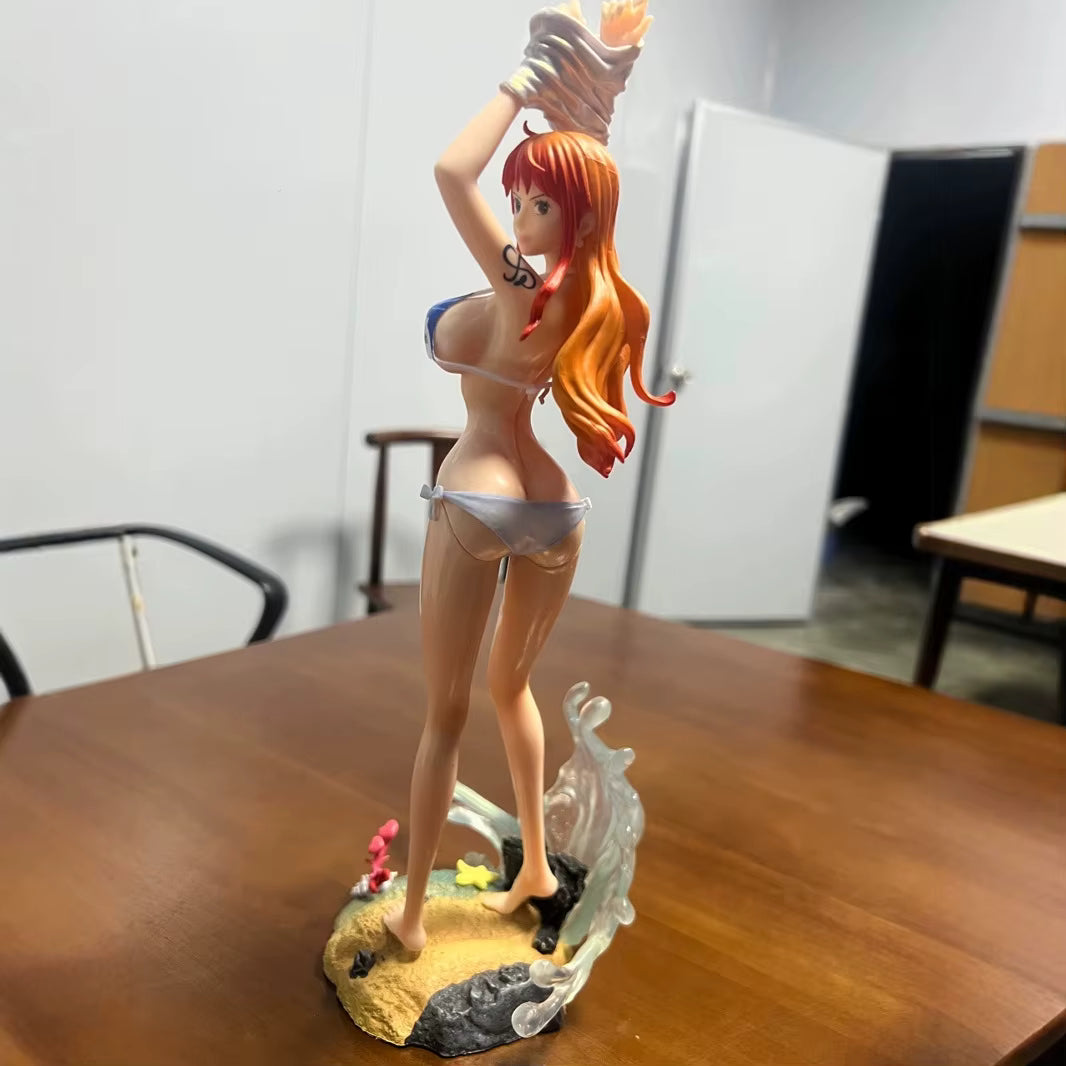 Nami Swimsuit One Piece Anime Figure Model Statue PVC 13" [No Box]