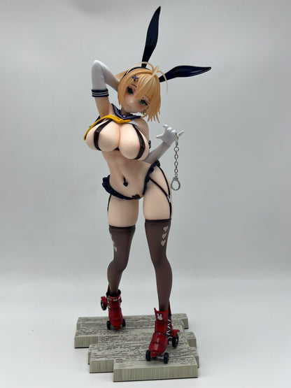 Kouhai-Chan Bunny Waitress Anime Figure Model Statue PVC 9.8" [Adult Collectible]