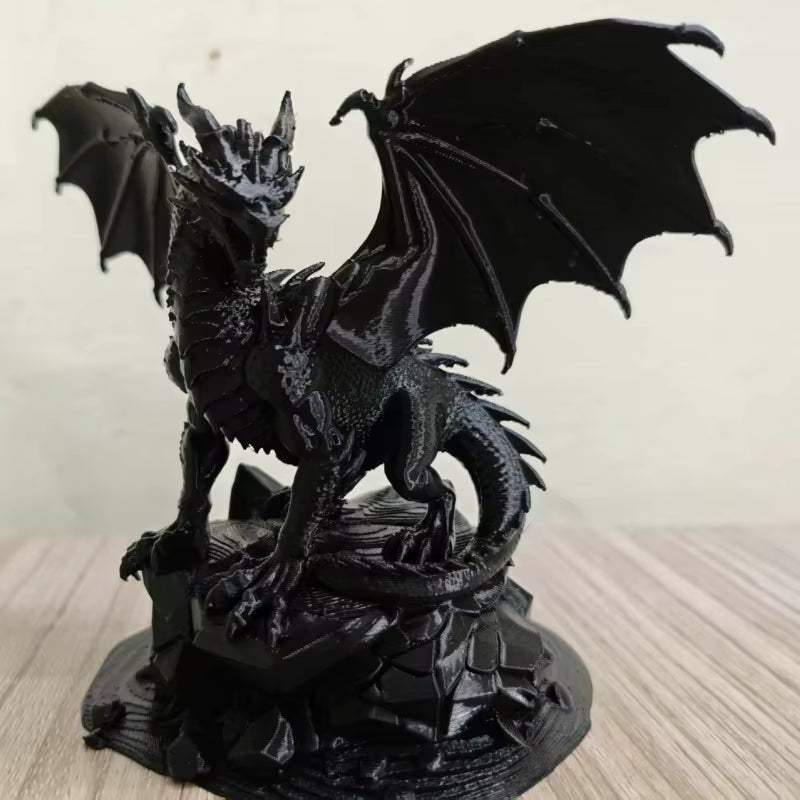 Ancalagon the Black The Lord of the Rings Sculpture Figure Statue Resin PVC 4.7" [No Box]
