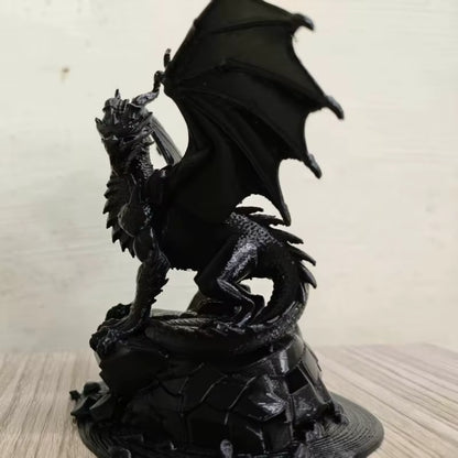 Ancalagon the Black The Lord of the Rings Sculpture Figure Statue Resin PVC 4.7" [No Box]