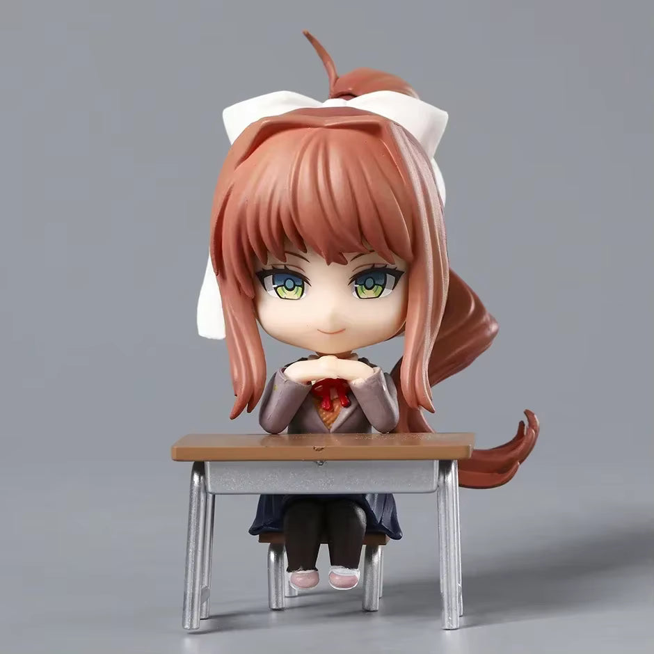Doki Doki Literature Club!: Monika Adjustable Chibi Ver. Non-Scale Figure