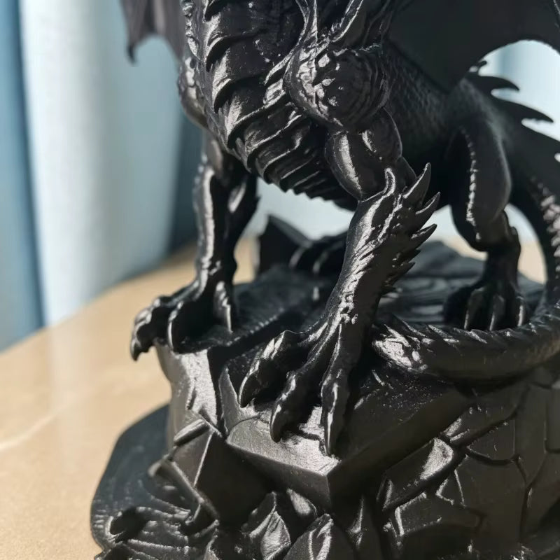 Ancalagon the Black The Lord of the Rings Sculpture Figure Statue Resin PVC 4.7" [No Box]