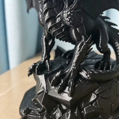 Ancalagon the Black The Lord of the Rings Sculpture Figure Statue Resin PVC 4.7" [No Box]