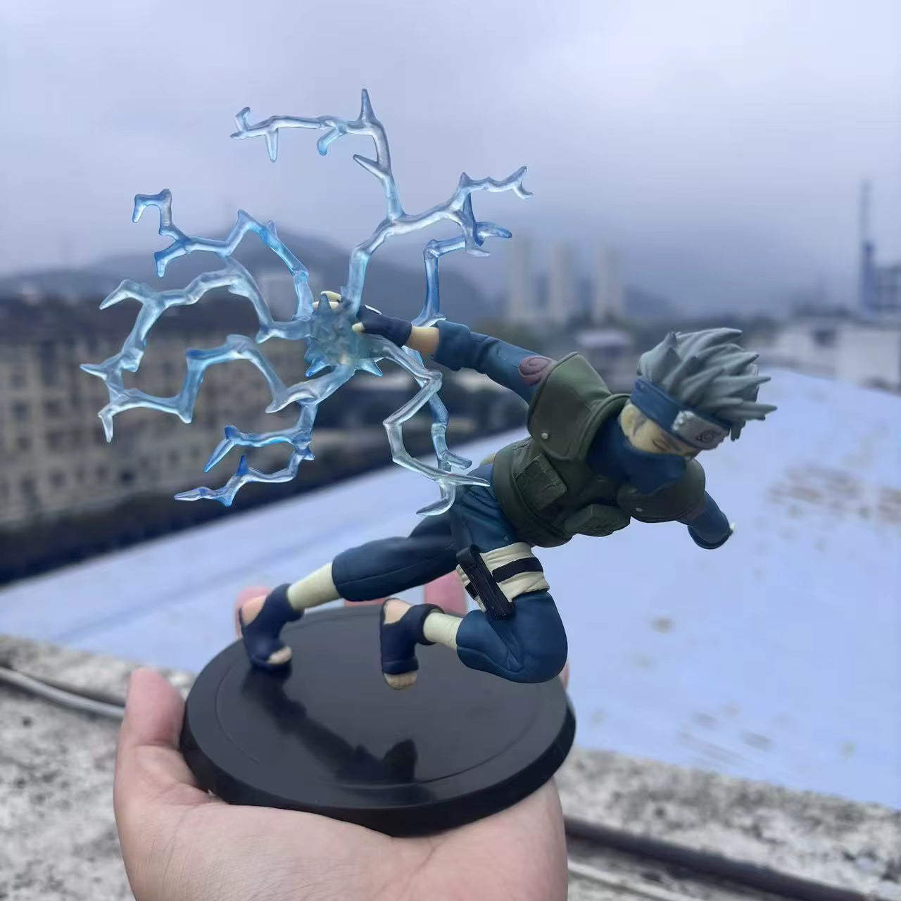 Kakashi Hatake Chidori Naruto Dispplay-Ready Anime Figure PVC 5" [No Box]