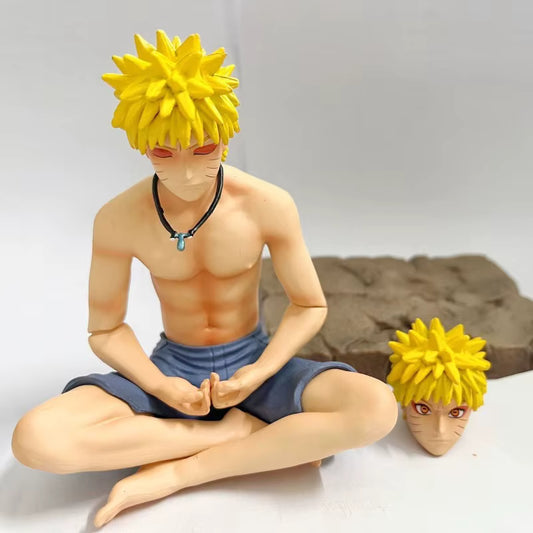 Naruto Uzumaki Sage Mode Training Naruto Anime Collectible Action Figure PVC 5" [Boxed]