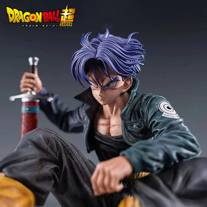 Future Trunks Sitting Dragon Ball Z Anime Collectible Figure PVC 3.9" [No Box]