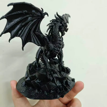 Ancalagon the Black The Lord of the Rings Sculpture Figure Statue Resin PVC 4.7" [No Box]