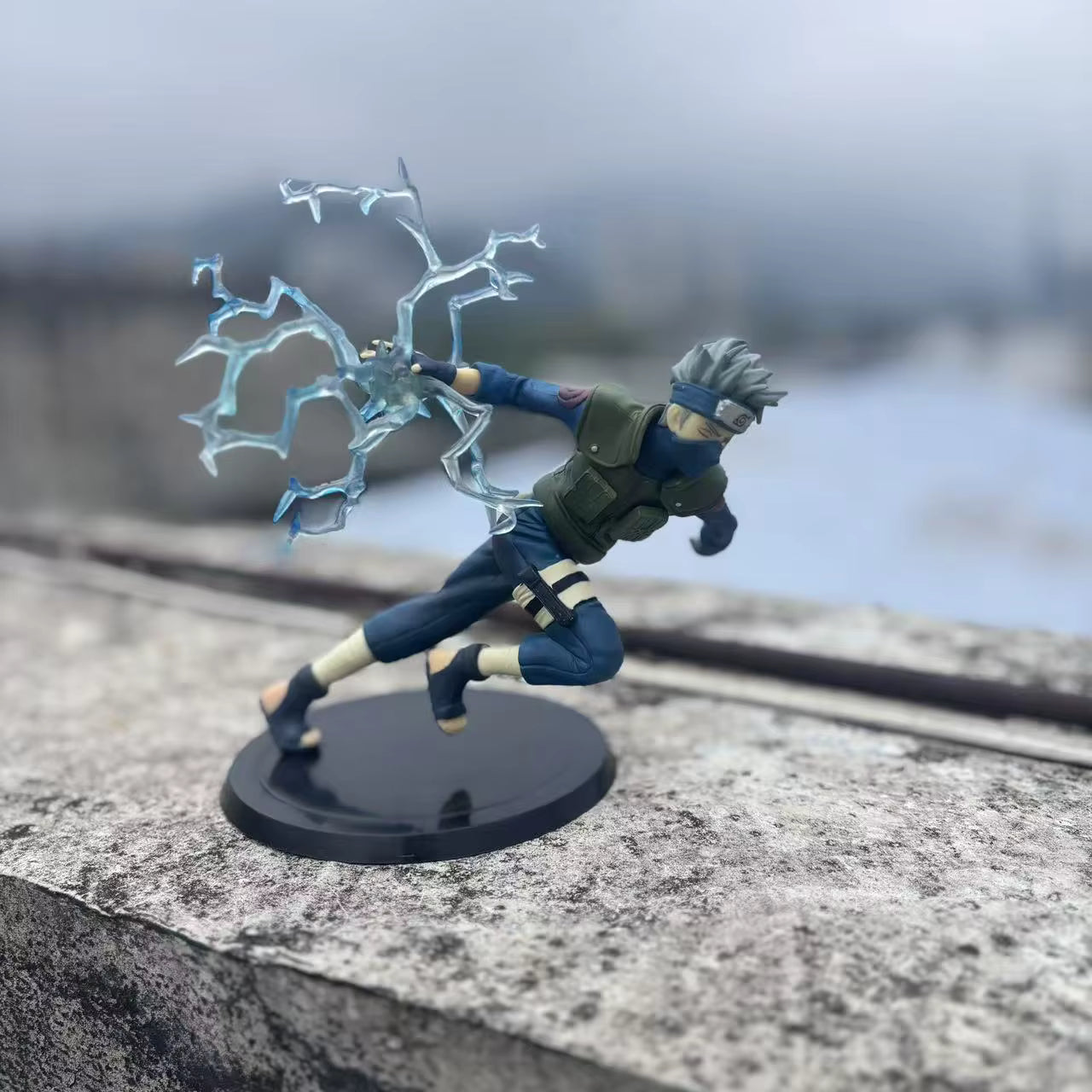 Kakashi Hatake Chidori Naruto Dispplay-Ready Anime Figure PVC 5" [No Box]