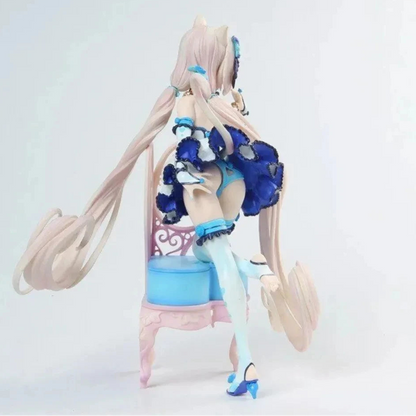 Chocola & Vanilla Lingerie Maid Nekopara Cast Off Anime Figure Model PVC 9.4" [Adult Collectible]